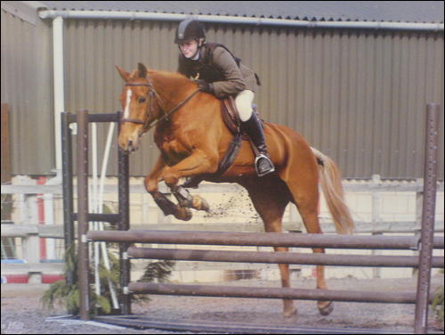 Allens Hill working hunter! (don't ask about my face!)