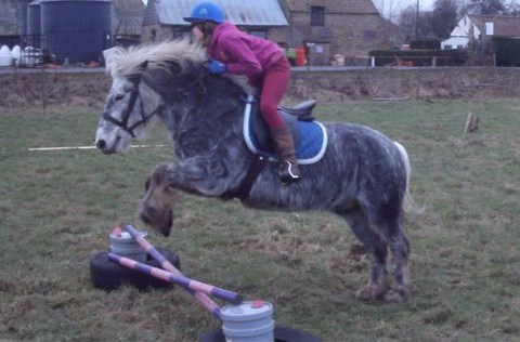 Chloe and Lunan jumping (Jan11)