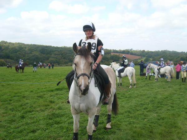 Doing cross-country at the local Pony Club!