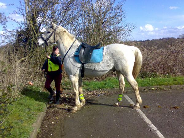 Me and Solo after fall 30.03.2008