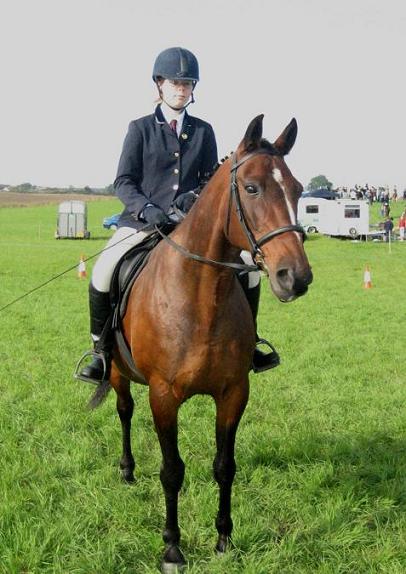 My god, a Picture of me on a horse!