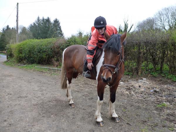 Rusty and me having a chat