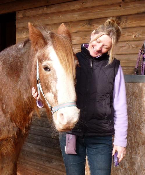 Suzybear with Rosie, we went to try her out to loan but I decided not to have her. Not her fault, had she been for sale I would have taken her home to live out her days.